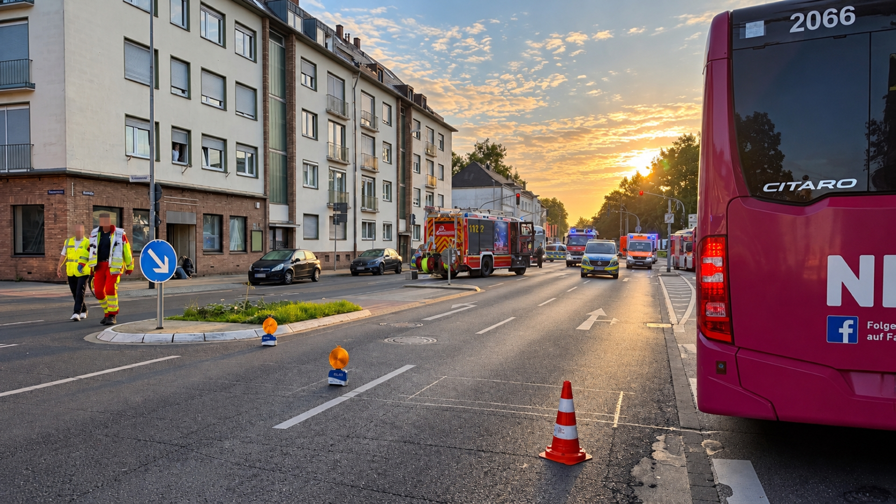 polizei-unfallaufnahme-theodor-heuss-strasse-moenchengladbach