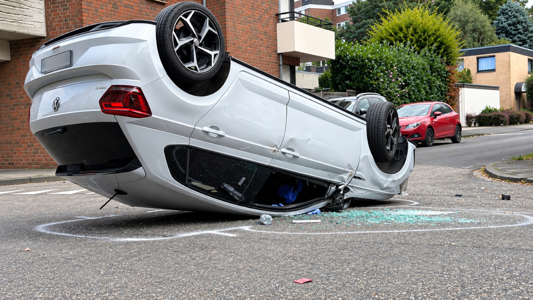 Unfall-Annakirchstr-Auto-auf-dach-3