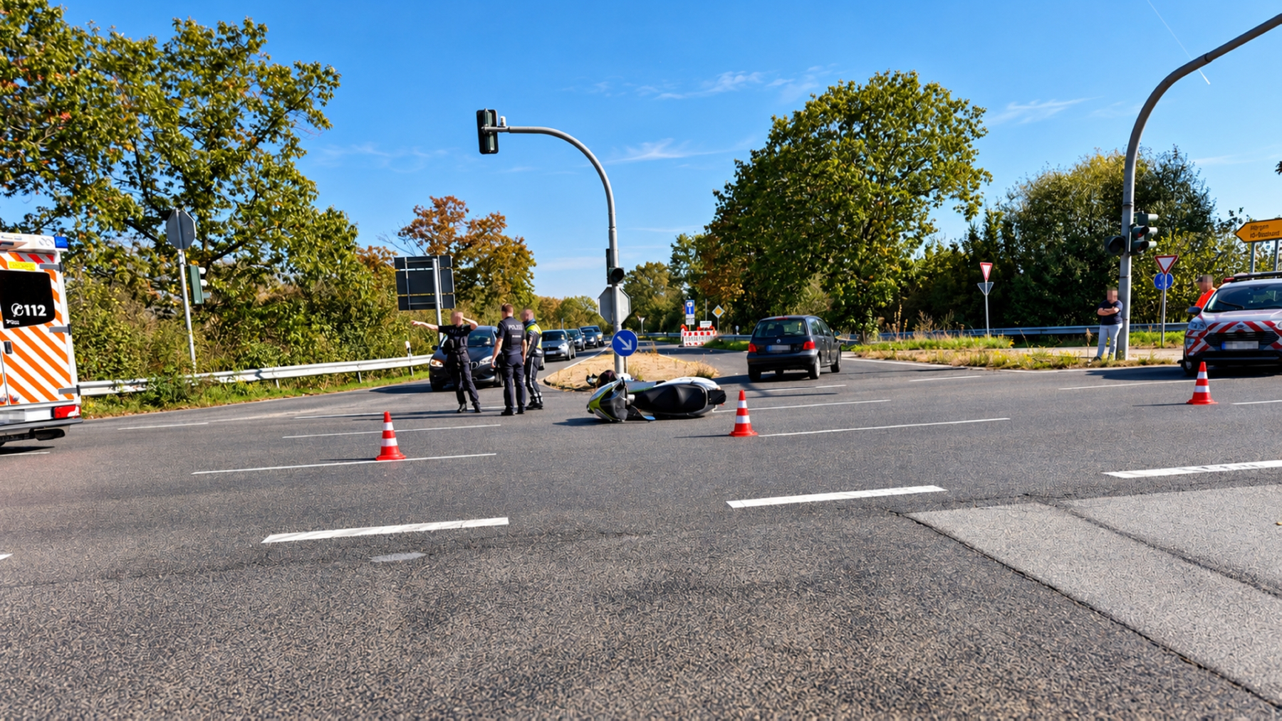 Unfall-Harter-Landstrasse-63-jaehriger-Motorradfahrer-40-jaehrige-PKW-Fahrer-Rollerfahrer-schwer-verletzt.-06-0-2026-6