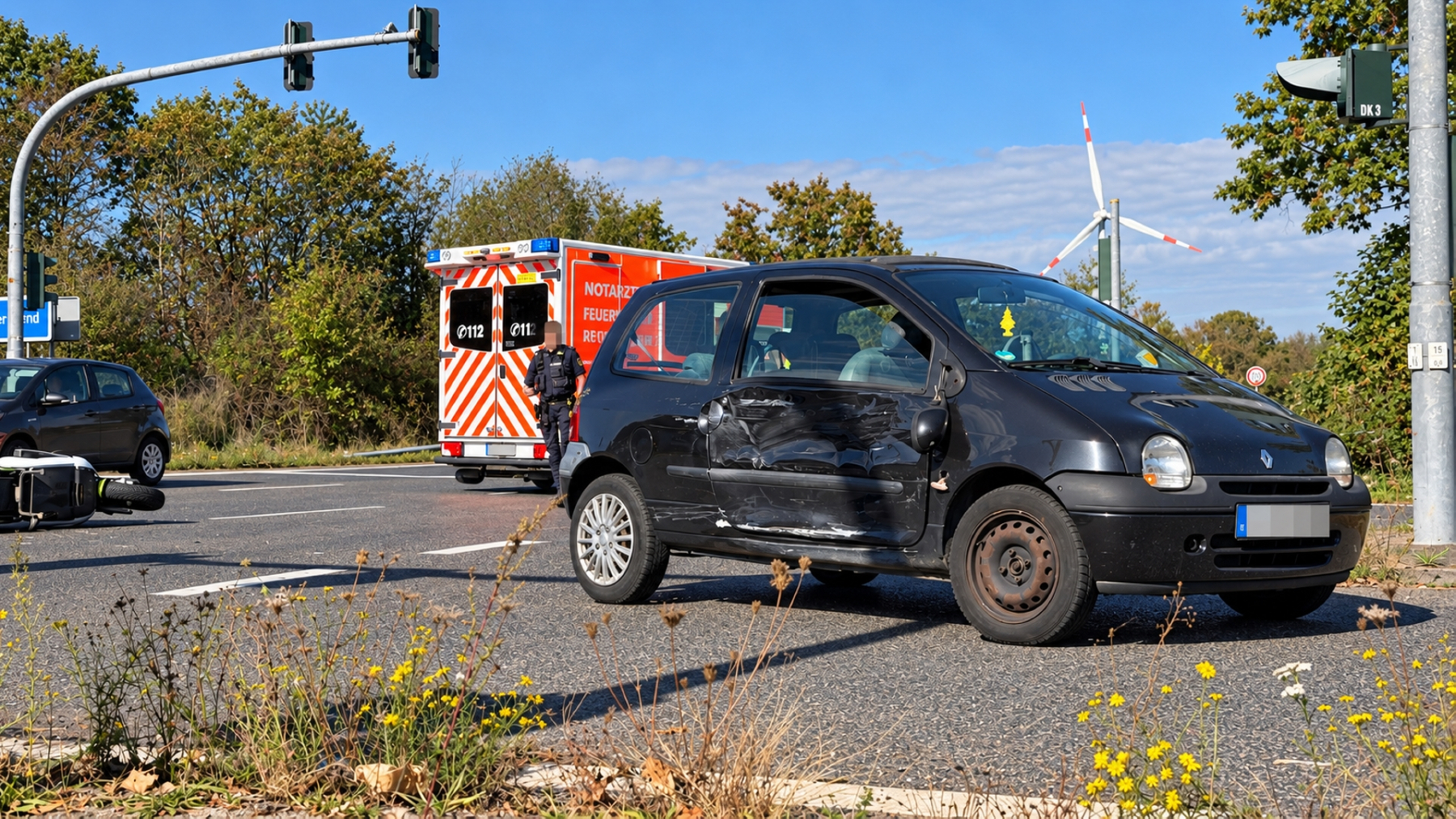 Unfall-Harter-Landstrasse-63-jaehriger-Motorradfahrer-40-jaehrige-PKW-Fahrer-Rollerfahrer-schwer-verletzt.-06-0-2026