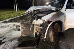 Schwerer Verkehrsunfall auf der Liedberger Straße Foto Sascha Hohnen  Bild 4