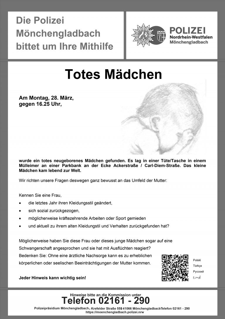 Polizei erweitert Ermittlung und startet Plakataktion
