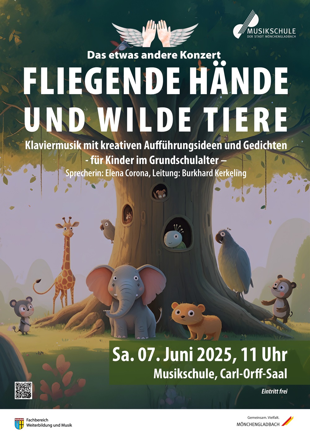 Familienkonzert der Musikschule Mönchengladbach entführt in eine musikalische Tierwelt