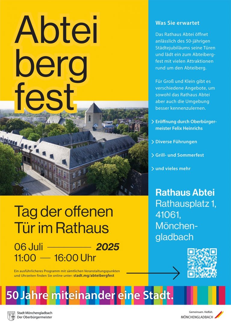 Stadt feiert Jubiläum mit großem Fest am Abteiberg