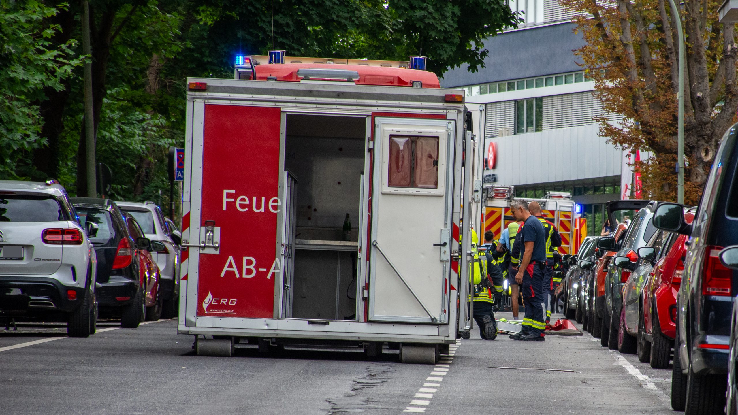 Feuerwehreinsatz ludwig-weber-straße Foto Sascha Hohnen
