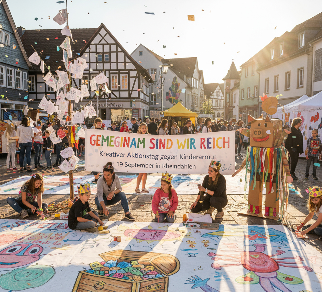 Gemeinsam sind wir reich – Kreativer Aktionstag gegen Kinderarmut am 19. September in Rheindahlen