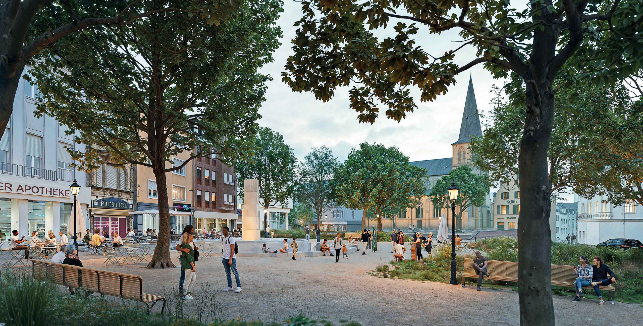 Wettbewerb Siegerentwurf Alter Markt NUWELA Michael Wenzel Julian Numberger