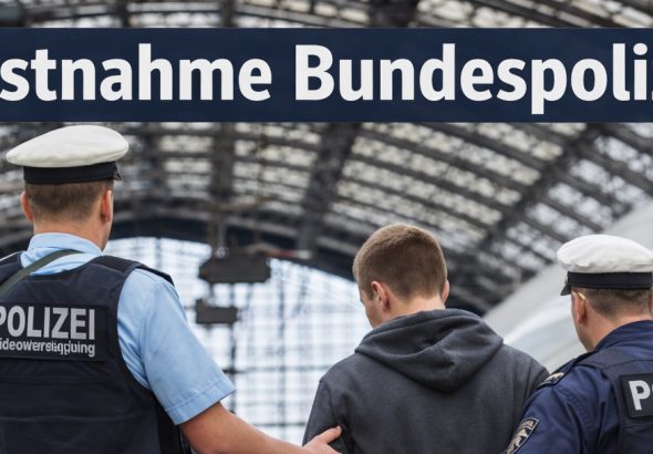 symbolbild Festnahme Bundespolizei