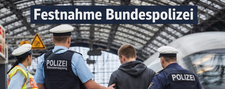 symbolbild Festnahme Bundespolizei