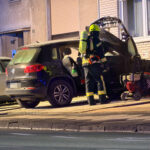 Fahrzeugbrand in Mönchengladbach-Heyden Berlinerstrße Auto geht in Flammen auf