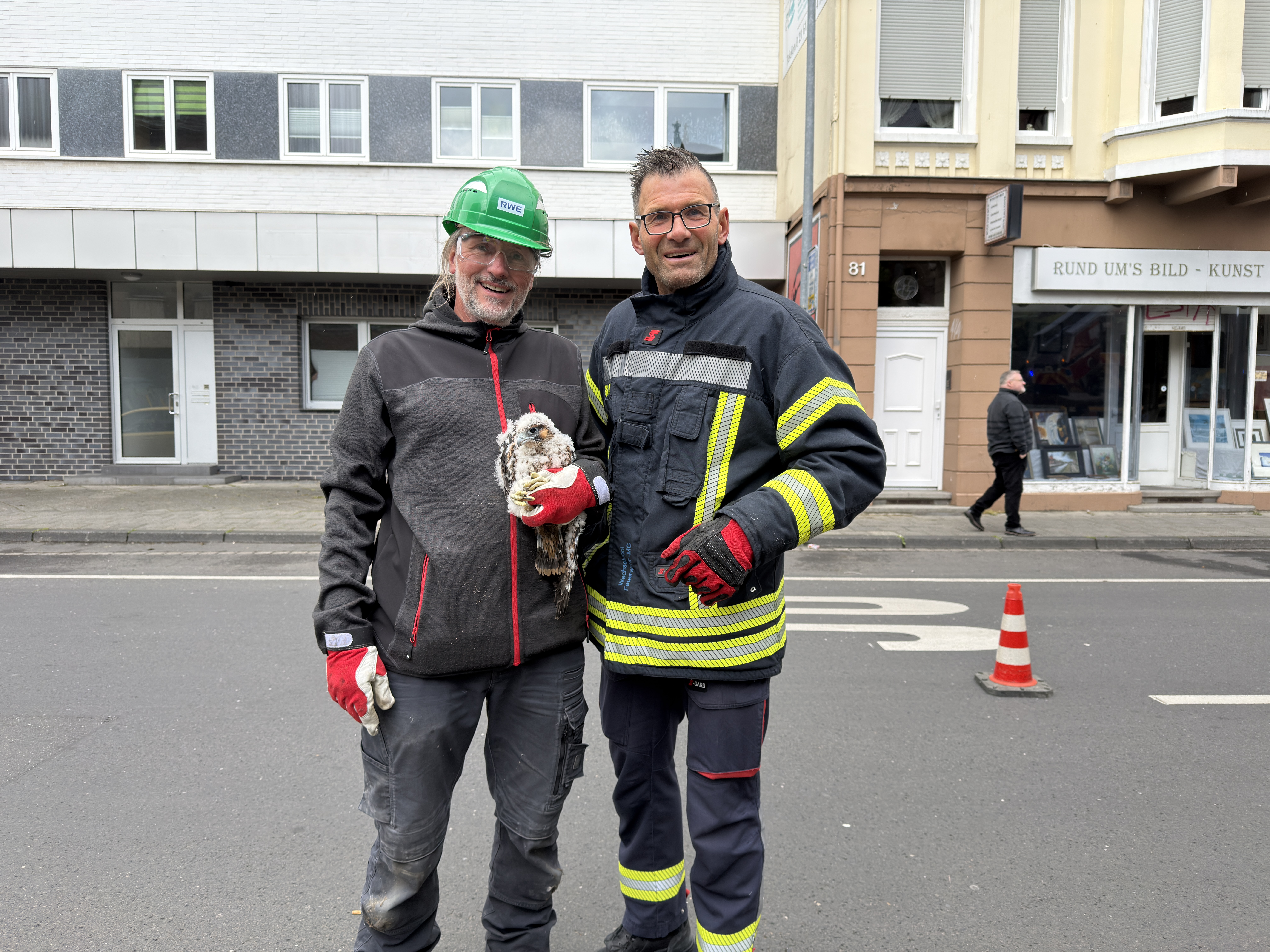 Rechts Herr Carspers und Links Herr Herbertz