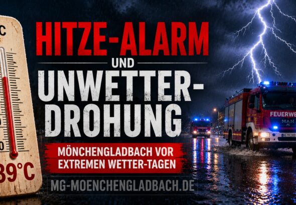 Hitze-Alarm und Unwetter-Drohung – Mönchengladbach vor extremen Wetter-Tagen
