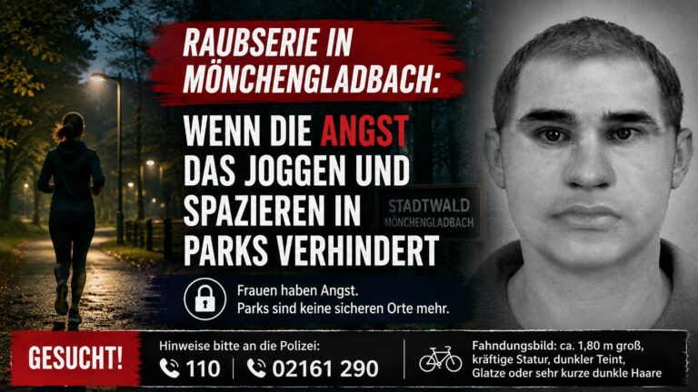 Raubserie in Mönchengladbach Wenn die Angst das Joggen und Spazieren in Parks verhindert