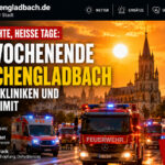 ropische Nächte, heiße Tage Hitzewochenende brachte Mönchengladbach an die Belastungsgrenze