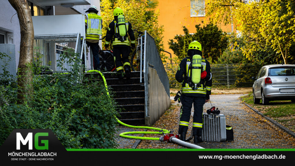 Kellerbrand auf der Merowingerstraße 1