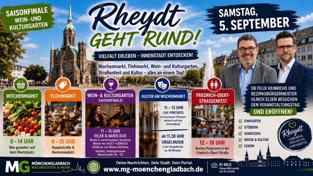 Rheydt geht rund Mönchengladbach