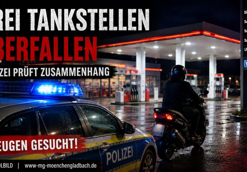 Symbolbild zu drei Tankstellenüberfällen in Mönchengladbach und Niederkrüchten
