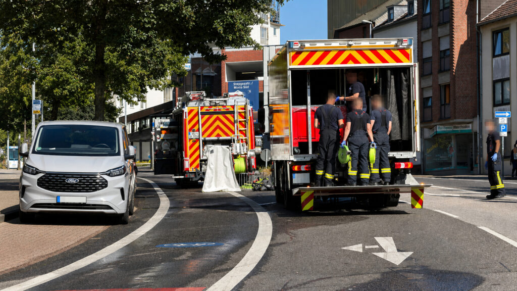 Feuerwehreinsatz nach Küchenbrand an der Stepgesstraße in Mönchengladbach