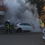 Autobrand Steinmetzstraße Ecke Bellstieg