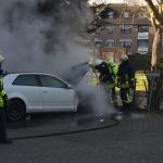 Autobrand Steinmetzstraße Ecke Bellstieg
