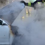 Autobrand Steinmetzstraße Ecke Bellstieg